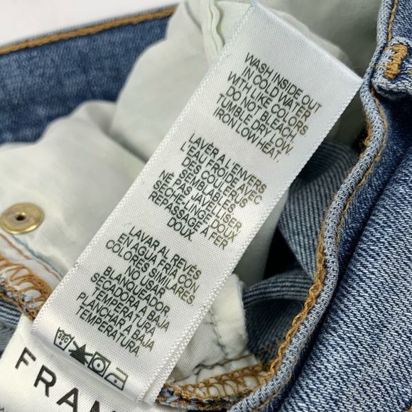 FRAME Le High Distressed Crop Skinny Jeans - Picture 8 of 8